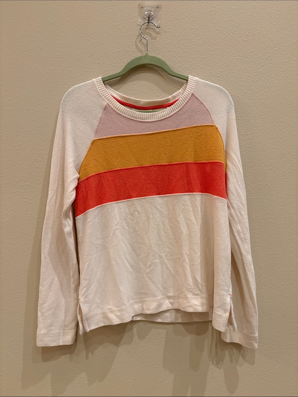 Anthropologie saturday sunday Colorblock Crewneck Sweater
